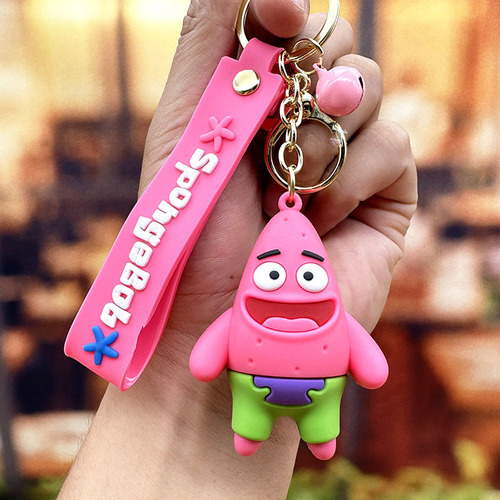 Ghost Slayer Keychain Car Keychain Cartoon Anime Doll Bag Pendant Doll Machine Gift