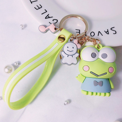  cute colorful kitten 3D cartoon keychain