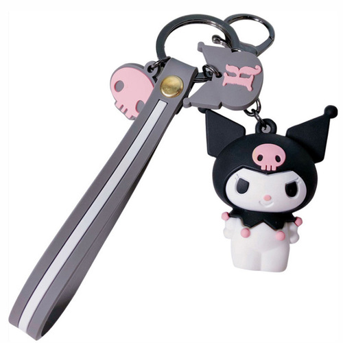  cute colorful kitten 3D cartoon keychain