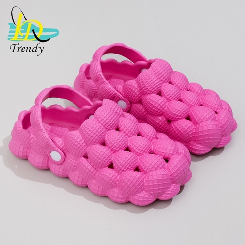 Massage Eva Foam Footwear pantuflas de peluches Femme lychee tea Golf Ball Slides Clogs Sandal Shoes Bubble Slides sling