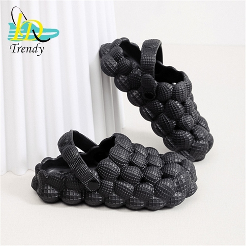 Massage Eva Foam Footwear pantuflas de peluches Femme lychee tea Golf Ball Slides Clogs Sandal Shoes Bubble Slides sling