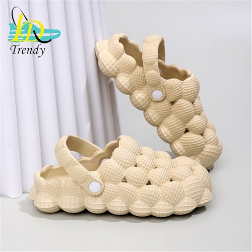 Massage Eva Foam Footwear pantuflas de peluches Femme lychee tea Golf Ball Slides Clogs Sandal Shoes Bubble Slides sling
