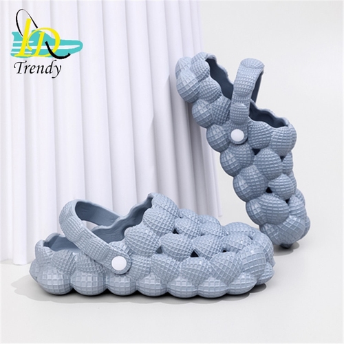 Massage Eva Foam Footwear pantuflas de peluches Femme lychee tea Golf Ball Slides Clogs Sandal Shoes Bubble Slides sling