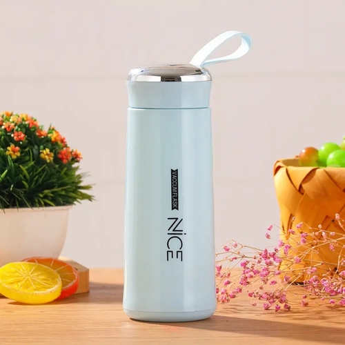 Macaron glass water bottle 400ml Glass Water Bottle with silicone protection sleeve cover