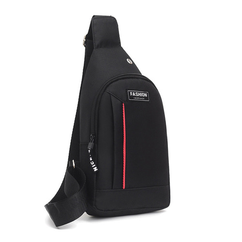 Nylon Waist Packs Sling Crossbody Outdoor Sport Shoulder Chest Daily Picnic Canvas Shoulder Bag for Men