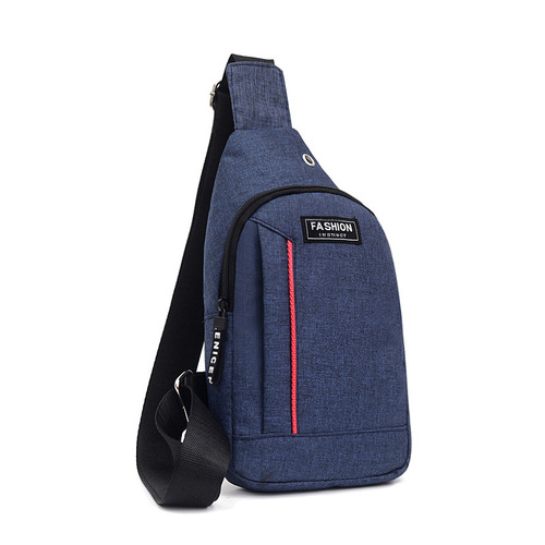 Nylon Waist Packs Sling Crossbody Outdoor Sport Shoulder Chest Daily Picnic Canvas Shoulder Bag for Men