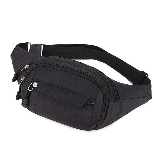 Waterproof Oxford Polyester Fanny Pack Waist Wallet Hip Pouch Bag for Men and Women