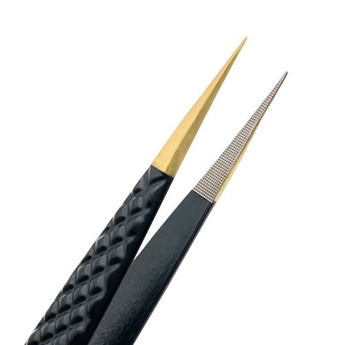 All Shapes Solid Pink Color Eyelash Tweezers For Russian Volume Women High Quality Makeup Tool For Lash Tweezers
