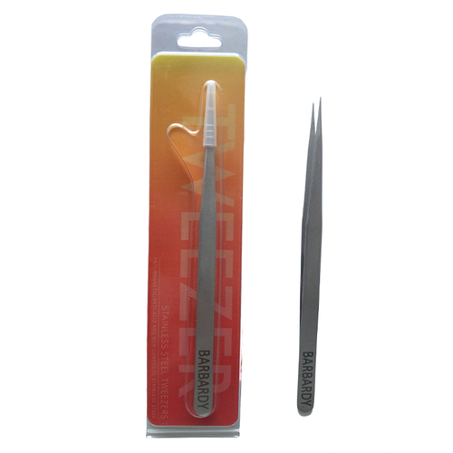 D Private Label  Silver Eyelash Lash Extension Tweezer Straight Curved Eye Brow Beauty Cosmetic Makeup Tweezer