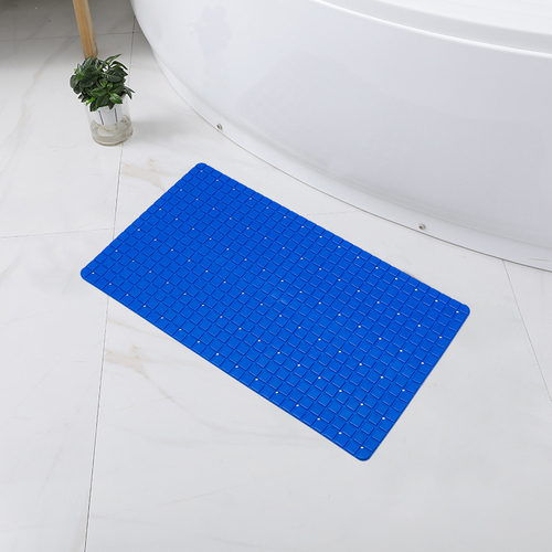2022 Household Bathroom Non-slip Bath Mats With Suction Cup Hollow Splicing Waterproof Bathroom Kitchen PVC Floor Mat