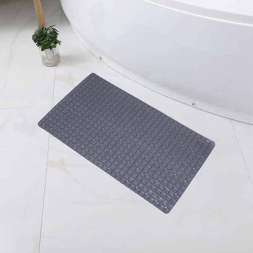 2022 Household Bathroom Non-slip Bath Mats With Suction Cup Hollow Splicing Waterproof Bathroom Kitchen PVC Floor Mat