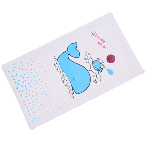 Heat sensor bath floor mat hot warning baby mildew resistant shower mat