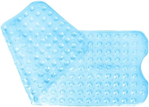 Extra Long 100x40CM PVC Mildew Resistant Non-slip Bath Shower Bathtub Mats with Suction Cup for Bathroom