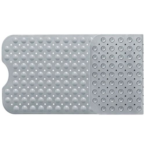 Extra Long 100x40CM PVC Mildew Resistant Non-slip Bath Shower Bathtub Mats with Suction Cup for Bathroom