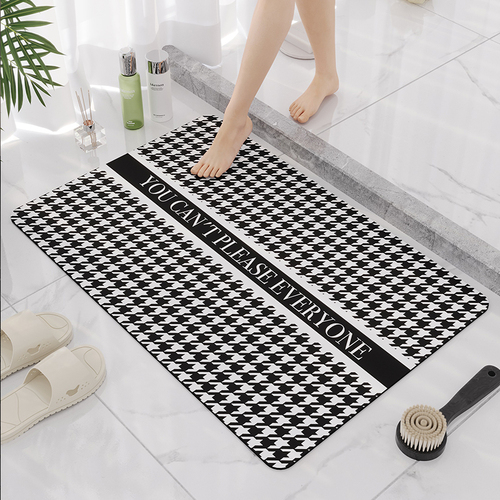 Bathroom Mat Set Bath Mats Non Slip Absorbs Water Quickly Drying Mat
