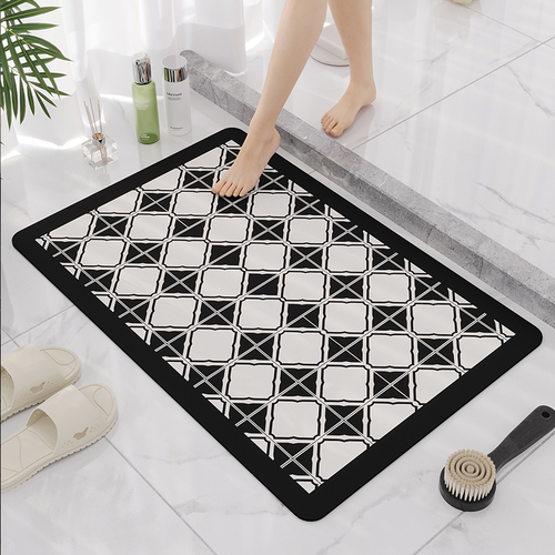 Bathroom Mat Set Bath Mats Non Slip Absorbs Water Quickly Drying Mat