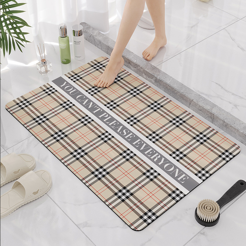 Bathroom Mat Set Bath Mats Non Slip Absorbs Water Quickly Drying Mat