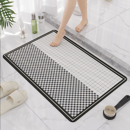 Bathroom Mat Set Bath Mats Non Slip Absorbs Water Quickly Drying Mat