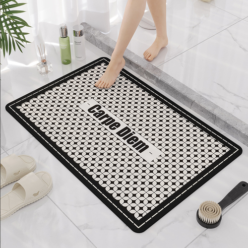 Bathroom Mat Set Bath Mats Non Slip Absorbs Water Quickly Drying Mat