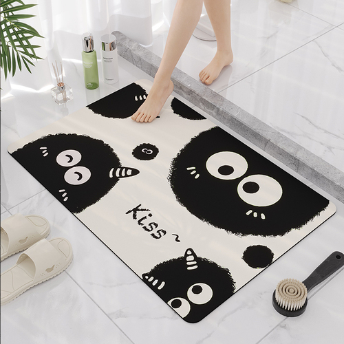 Bathroom Mat Set Bath Mats Non Slip Absorbs Water Quickly Drying Mat