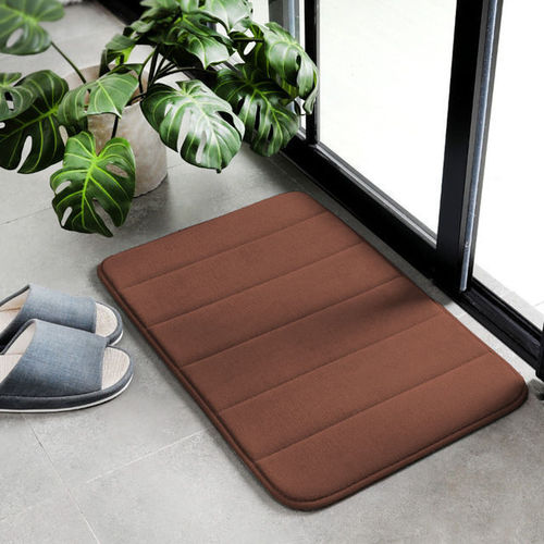 Bath Soft Microfiber Bathroom Rugs Non Slip Absorbent Bathroom Rug Carpet Rubber Backing Bath Mat