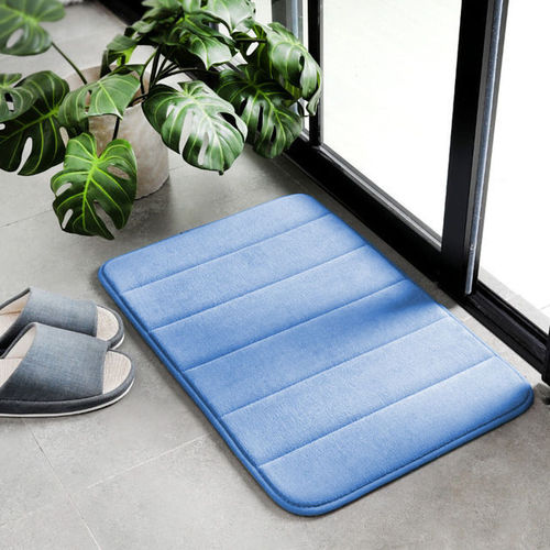 Bath Soft Microfiber Bathroom Rugs Non Slip Absorbent Bathroom Rug Carpet Rubber Backing Bath Mat