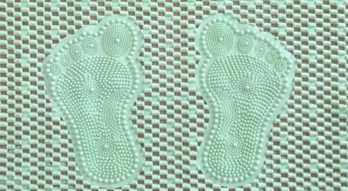 Top Seller Product Household Bathroom And Hotel Square  PVC Non Slip Bath Tub Mat With Suction Cup