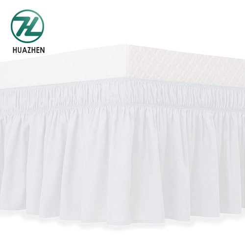 Bed skirt supplier luxury soft home textile king bed skirt for home