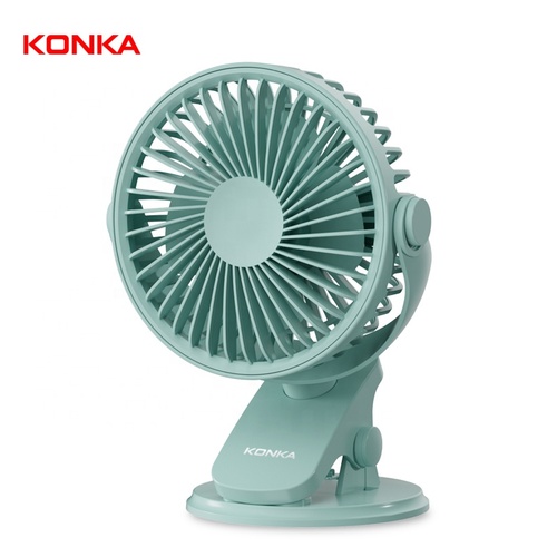 New wireless portable 720 Oscillating Clip fan Car home office use Electric Rechargeable Fan 800mah With Strong Wind