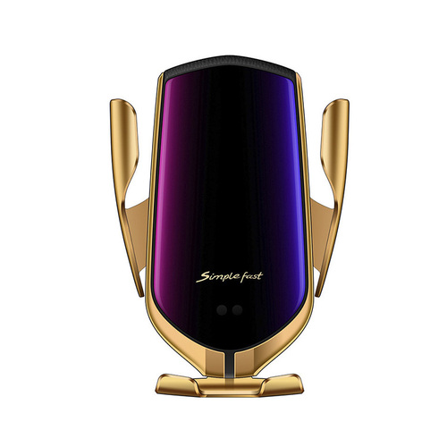 Trending New Product Auto Clamping R1 Car Charger Phone Holder 10W Car Wireless Charger Charging Qi For Smart Phone