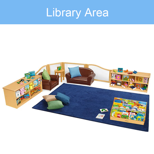 XIHA Children Library Home Furniture Acoustic Learning Tree Bookshelf For Childcare Daycare Shelves Reading Corner Room