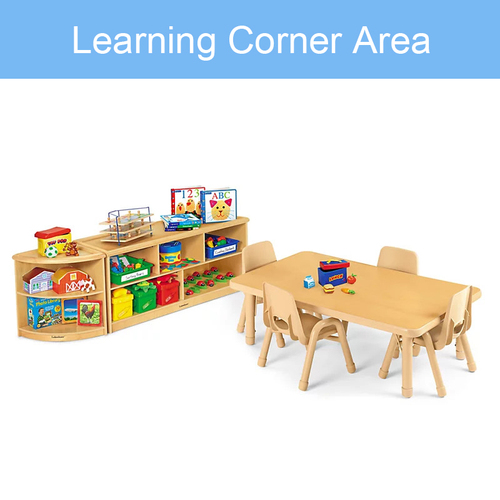 XIHA Children Library Home Furniture Acoustic Learning Tree Bookshelf For Childcare Daycare Shelves Reading Corner Room