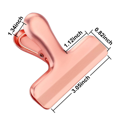   high quality Brass Bulldog Clips Gold Duckbill Metal Paper Binder Clips For Office Bill Ticket