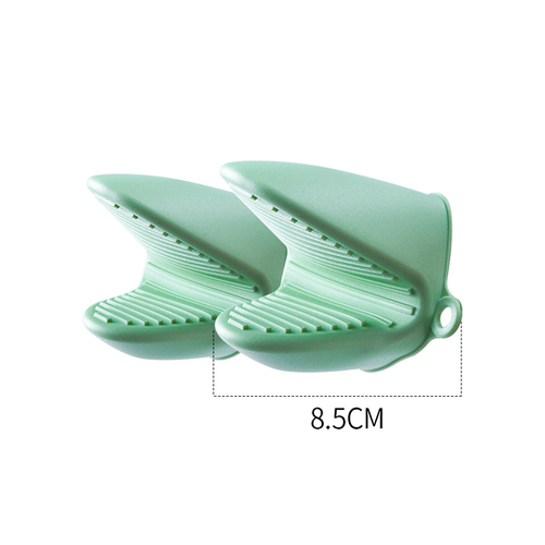 Kitchen Accessories Stainless Steel Plate Clips Anti-Scald  Silicone Mitts Plate Clamps Bowl Dish Clips Tongs Pot Clip