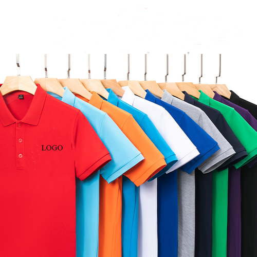  High Quality Unisex   Cotton Plain Staff Team Uniform polo Men's Golf Polo Shirts