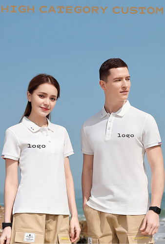  High Quality Unisex   Cotton Plain Staff Team Uniform polo Men's Golf Polo Shirts