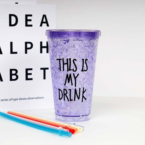 Double Layer Quick Frozen Magic Slushie Cup Homemade Cool Stuff for Smoothies Drinks Shakes Juices and Soda