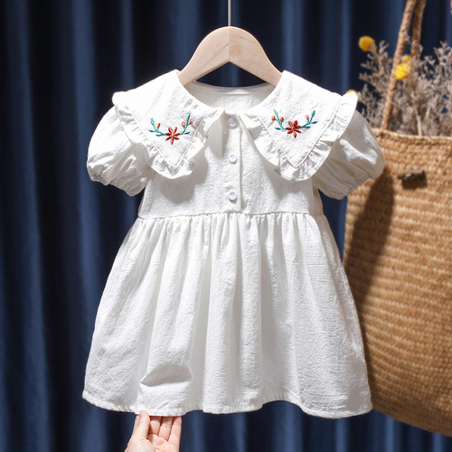 Summer Fashion Cotton Kid Boutique Baby Girls's Dresses Girl Toddler Clothes