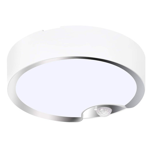 Modern Round Garage Bathroom Shower Porch 400LM Motion Activated Light Battery Operated Motion Sensor Indoor Ceiling Lig