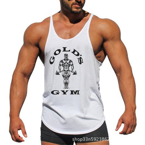  sport active athletic clothing fitted gym wear fitness men tank top gym