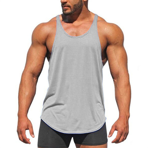  sport active athletic clothing fitted gym wear fitness men tank top gym