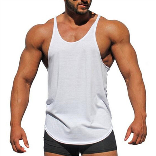  sport active athletic clothing fitted gym wear fitness men tank top gym