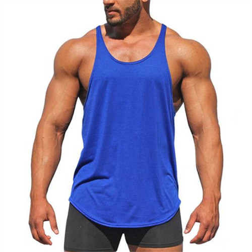  sport active athletic clothing fitted gym wear fitness men tank top gym