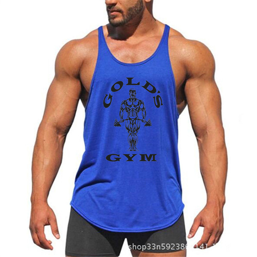  sport active athletic clothing fitted gym wear fitness men tank top gym