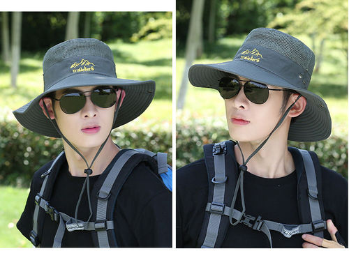 men's and women's summer sun hiking hat outdoor breathable riding hunting hat fisherman hat mountaineering fishing bucke