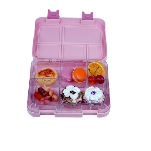 Kids School Lunch Box Prints Design Leak-proof 4&5 Compartment Food Container for Large Size Adult