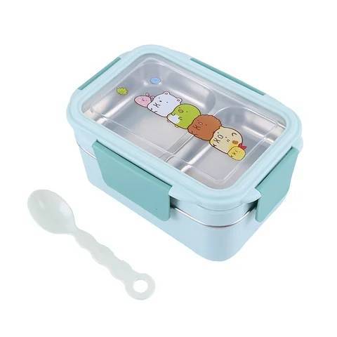 best selling Stainless steel insulated lunch box compartments bento box student food container