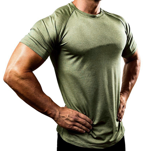  Private Label Mens Tops Bodybuilding Fitness Muscle Showing Compressed Tight Fit Design Gym Wear Men's Shirts