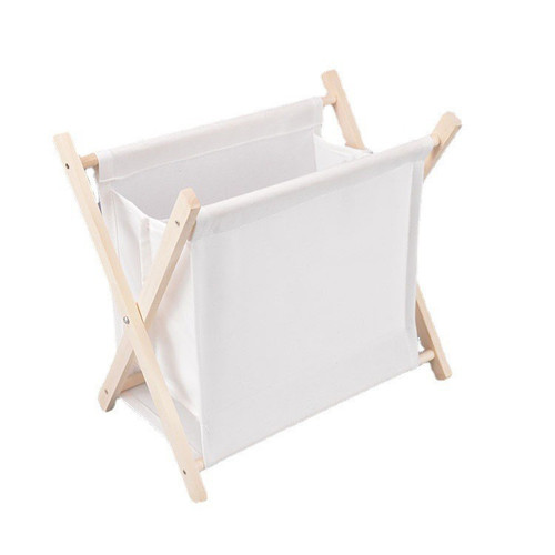 Space-Saving Foldable Bamboo Oxford Cloth Laundry Set - Large Storage Baskets for Dirty Clothes