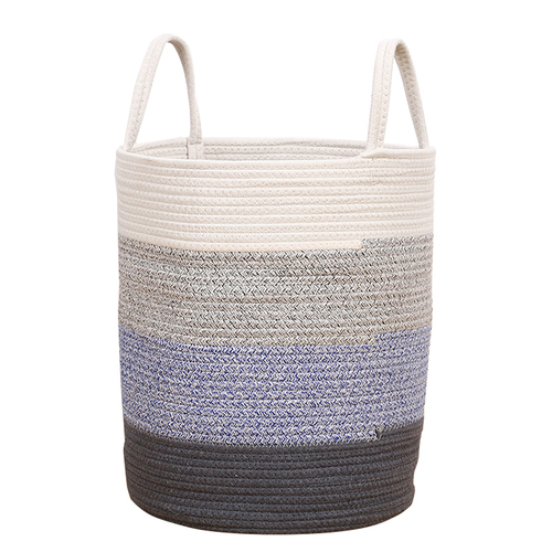 37L Foldable Cotton Rope Laundry Storage Basket - New Arrival for Dirty Clothes, Toys, Storage Boxes & Bins